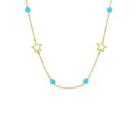 Halskette Dame in Gold Pasta di turchese C6Y2GP0